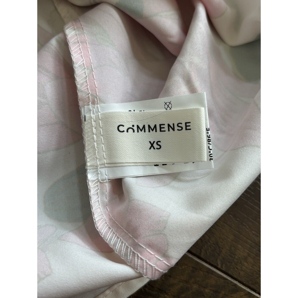 CoMMENSE Floral Print Spaghetti Strap Mini Dress COLOR - Pink Size EXTRA SMALL - Picture 8 of 11